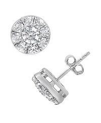 Macy's Diamond Stud Earrings (2 ct. t.w.) in 14K White Gold