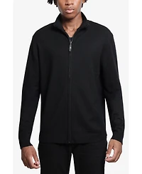 Xray Men's Full Zip Mock Neck Sweater