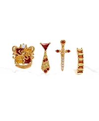 Girls Crew Harry Potter Gryffindor House Crystal Earring Set
