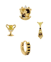 Girls Crew Harry Potter Hufflepuff House Crystal Earring Set