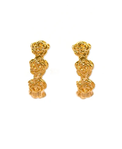 Girls Crew Dolce Vita Rose Gold Plated Hoops