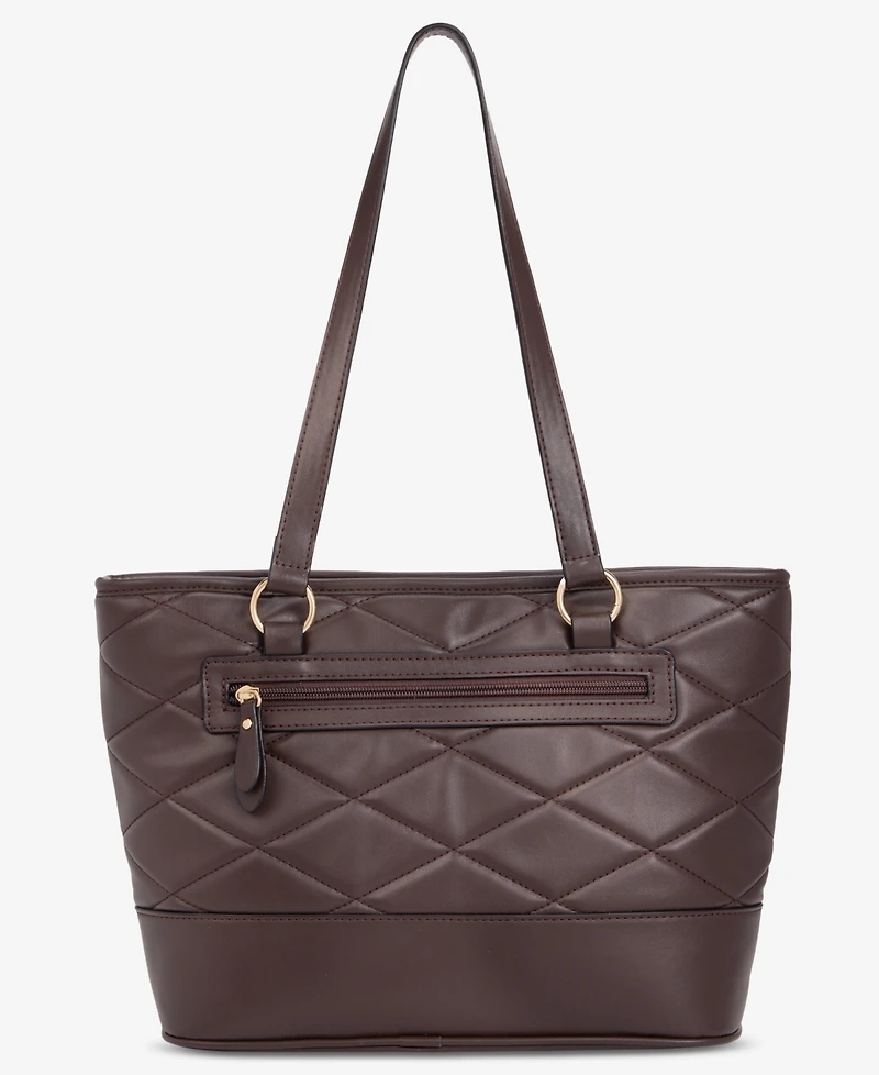Giani Bernini Large Quilted Tulip Tote