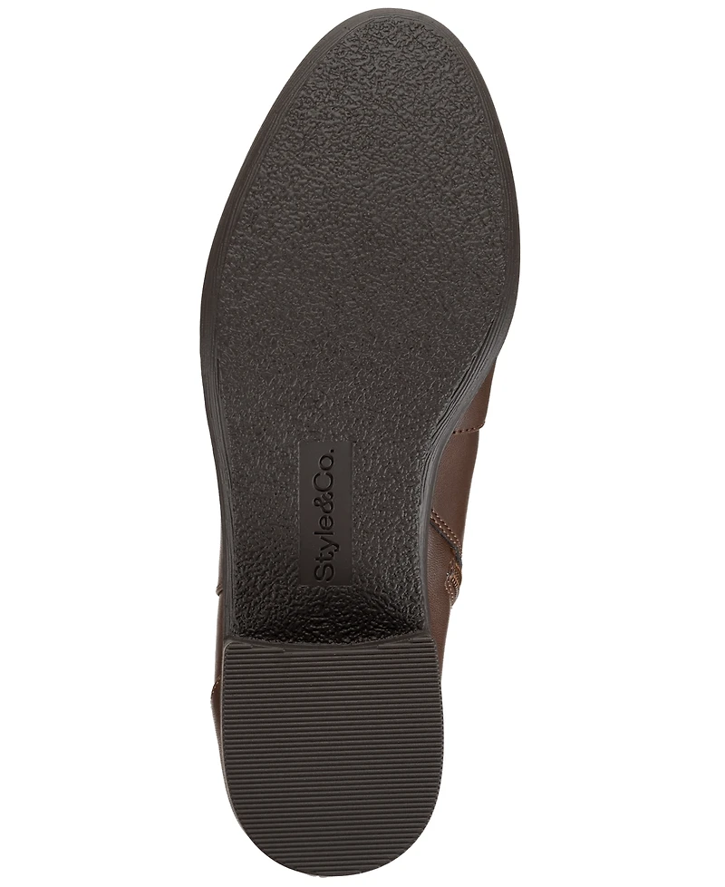 Style & Co Women's Rubyyy Almond Toe Belt Booties, Macy's Exclusive