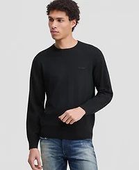 Guess Men's David Long Sleeve Crewneck Sweater