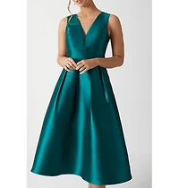Coast Women's Twill Midi Bridesmaid Dress