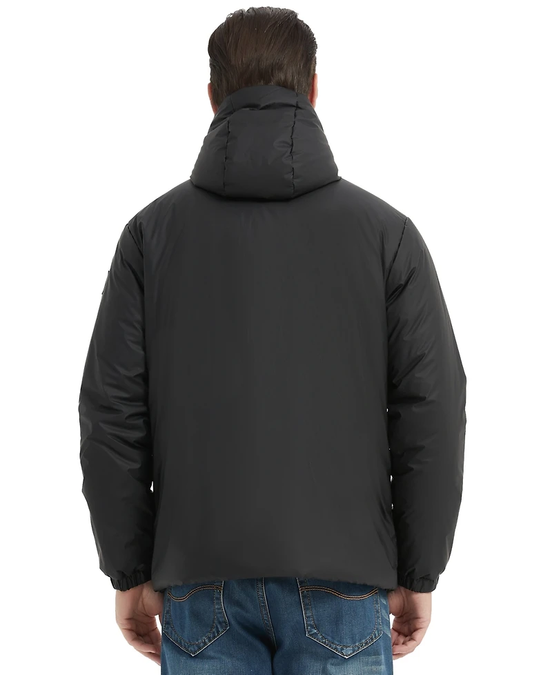 Hawke & Co. Men's Long Sleeve Highly Rain Resistant Insulated Stretch Jacket