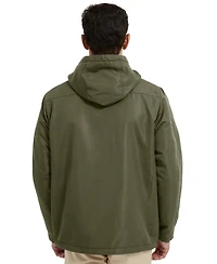 Hawke & Co. Men's Grid Fleece Lined Tri Climate Long-Sleeve Jacket