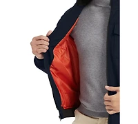 Hawke & Co. Men's Stand Collor Softshell Utility Bomber Jacket