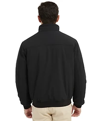 Hawke & Co. Men's Stand Collor Softshell Utility Bomber Jacket