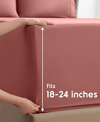 Nestl Extra Deep Pocket 6-Pc. Sheet Set, California King