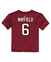 Nike Toddler Baker Mayfield Red Tampa Bay Buccaneers Player Name Number T-Shirt