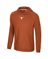 Colosseum Men's Texas Orange Texas Longhorns Back in Business Long Sleeve Raglan Hooded T-Shirt
