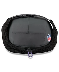 New Era Men's Charcoal Minnesota Vikings 2025 Sideline Cold Weather Runner Dog Ear Adjustable Hat