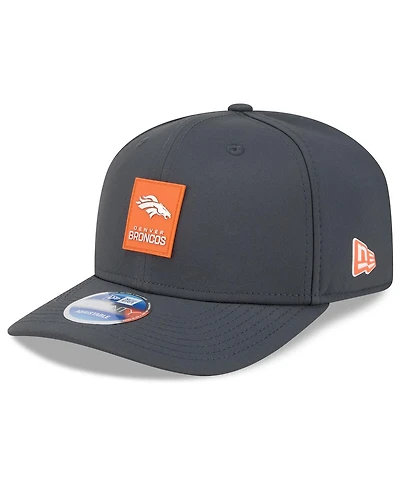 New Era Men's Charcoal Denver Broncos 2025 Sideline Cold Weather 9SEVENTY Adjustable Hat