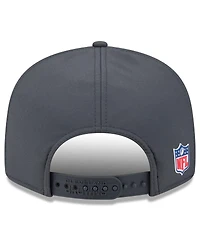 New Era Men's Charcoal Cleveland Browns 2025 Sideline Cold Weather Split Panel 9FIFTY Snapback Hat