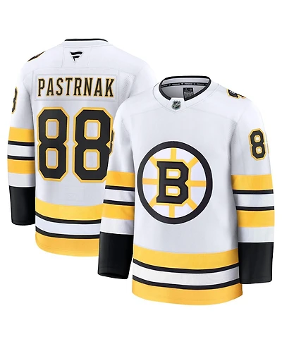 Fanatics Men's David Pasternak White Boston Bruins Away Premium Player Jersey