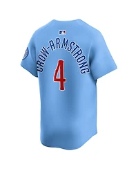 Nike Men's Pete Crow-Armstrong Light Blue Chicago Cubs Alternate Limited Player Jersey