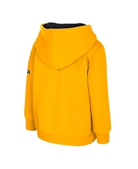 Colosseum Toddler Gold Iowa Hawkeyes Big Logo Volume Fleece Pullover Hoodie