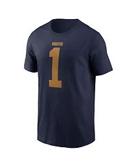 Nike Men's Micah Parsons Navy Green Bay Packers The 1923 Classic Name Number T-Shirt