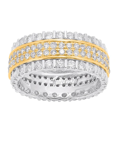 Macy's Round Diamond Ring (2.50 ct. t.w.) in 14K Yellow and White Gold