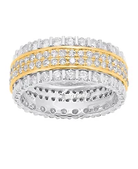 Macy's Round Diamond Ring (2.50 ct. t.w.) in 14K Yellow and White Gold