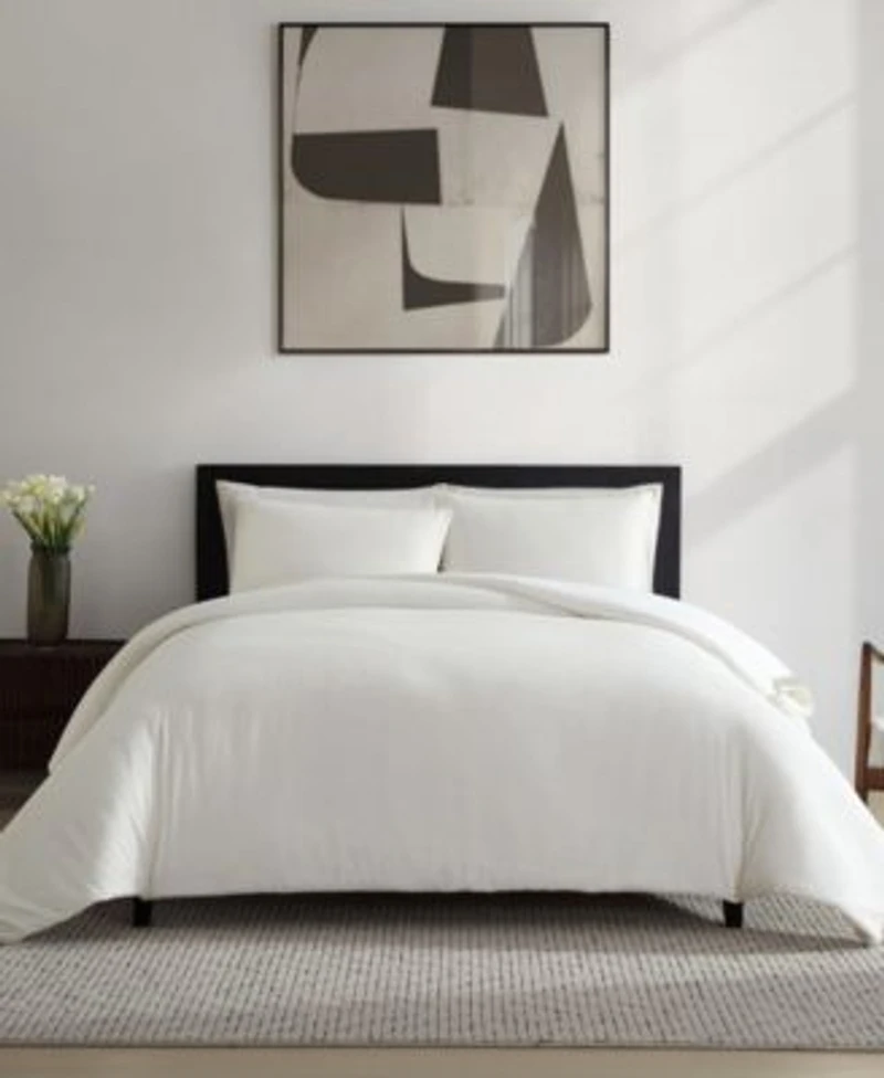 Vera Wang Threaded Basketweave Cotton Comforter Set