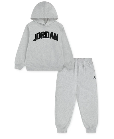 Jordan Boys 4-7 2-Piece Graphic Print Hoodie and Jogger Pants Set