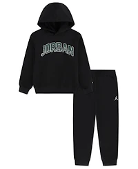 Jordan Boys 4-7 2-Piece Graphic Print Hoodie and Jogger Pants Set