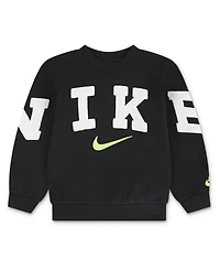 Nike Boys 2T-7 Club Chenille Fleece Crewneck Sweatshirt