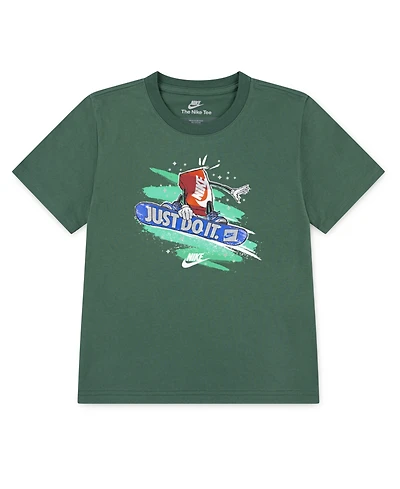 Nike Boys 2T-7 Boxy Snowboard Crewneck T-Shirt