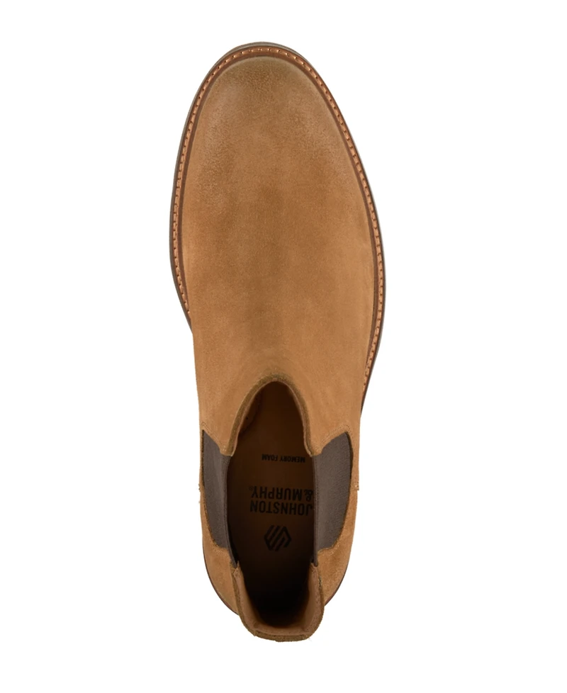Johnston & Murphy Men's Calder Chelsea Round Toe Boots