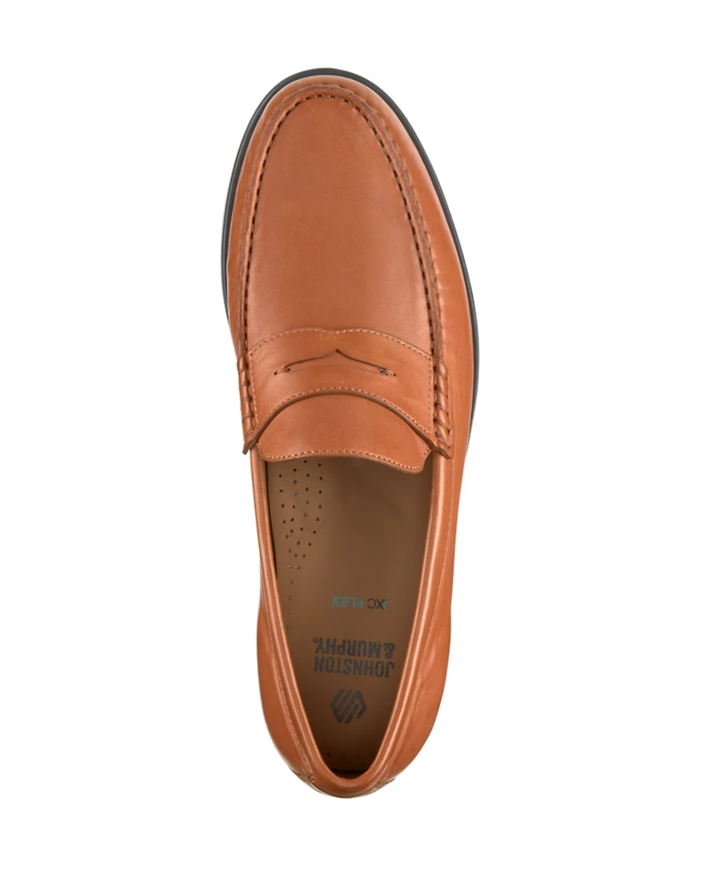 Johnston & Murphy Men's Harrison Penny Slip-On Round Toe Loafers