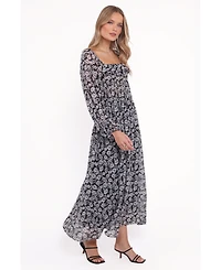 Petal and Pup Women's Faith Long Sleeve Maxi Dress