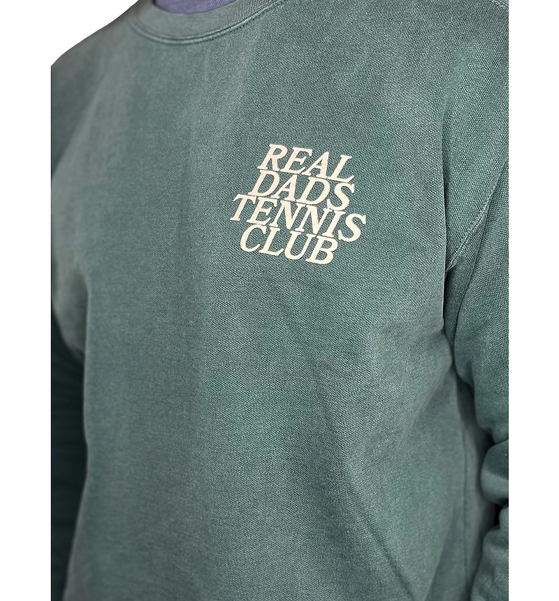 9tofive Men's Real Dads Tennis Club Crewneck