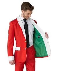 Suitmeister Men's Christmas Suit - Ugly Holiday Festive Nordic Pixel Outfit