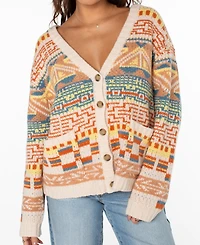 Roxy Women's Long Sleeve Tamarindo Cardigan Sweater