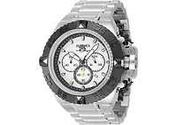 Invicta Men's 48201 Subaqua Quartz Chronograph Silver, Black Dial Watch