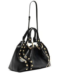 Arezzo Lucienne Medium Leather Satchel Bag