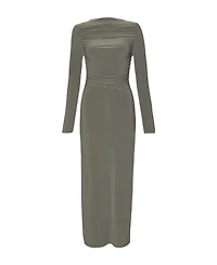 Quiz Women's Ity Long Sleeve Maxi Dress