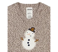 Izod Baby Boys 3-Piece Snowman Sweater Vest, Shirt and Pants Set