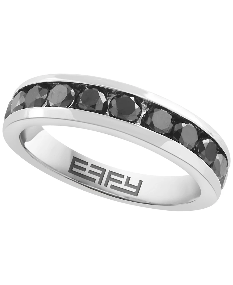Effy Collection Black Diamond Ring (1 ct. t.w.) in 14K White Gold