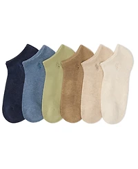 Polo Ralph Lauren Women's 6-Pk. Cushion Low-Cut Socks