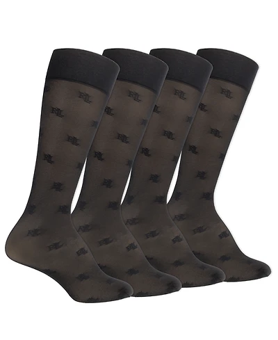Lauren Ralph Lauren Women's 4-Pack Sheer Trouser Socks
