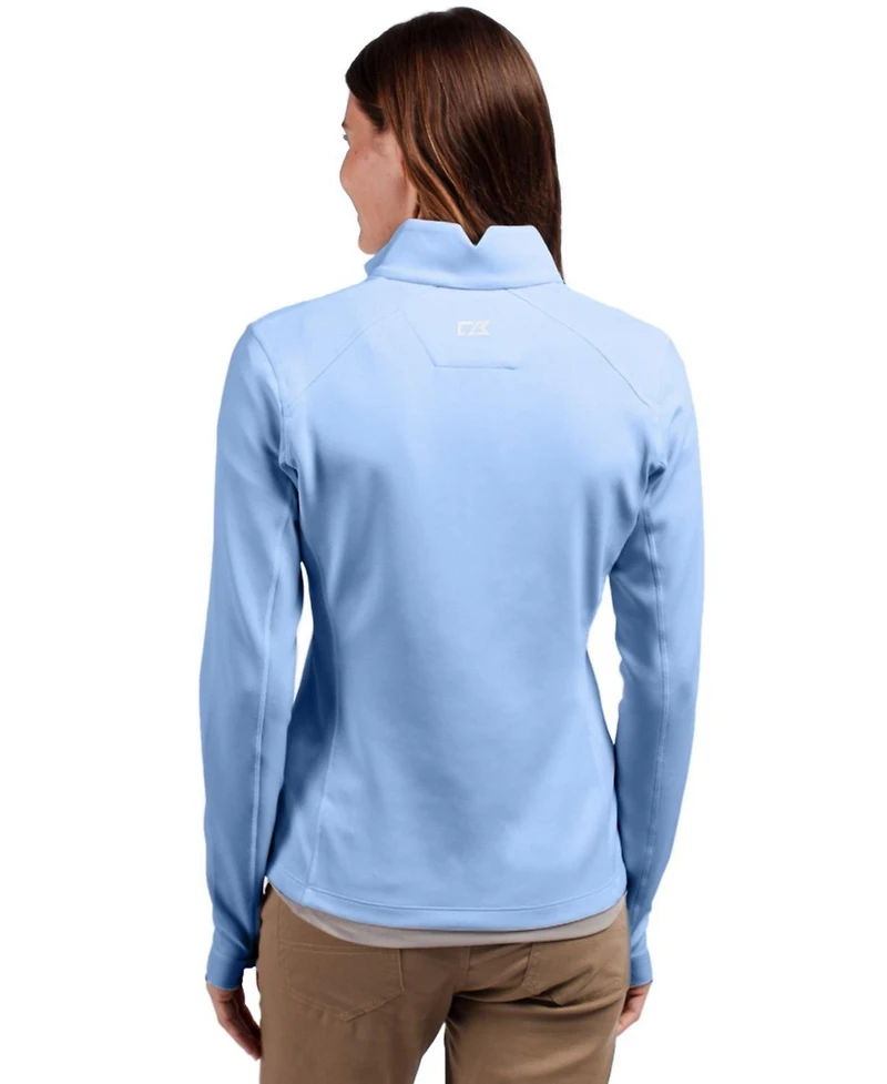 Cutter & Buck Traverse Stretch Quarter Zip Womens Pullover Jacket