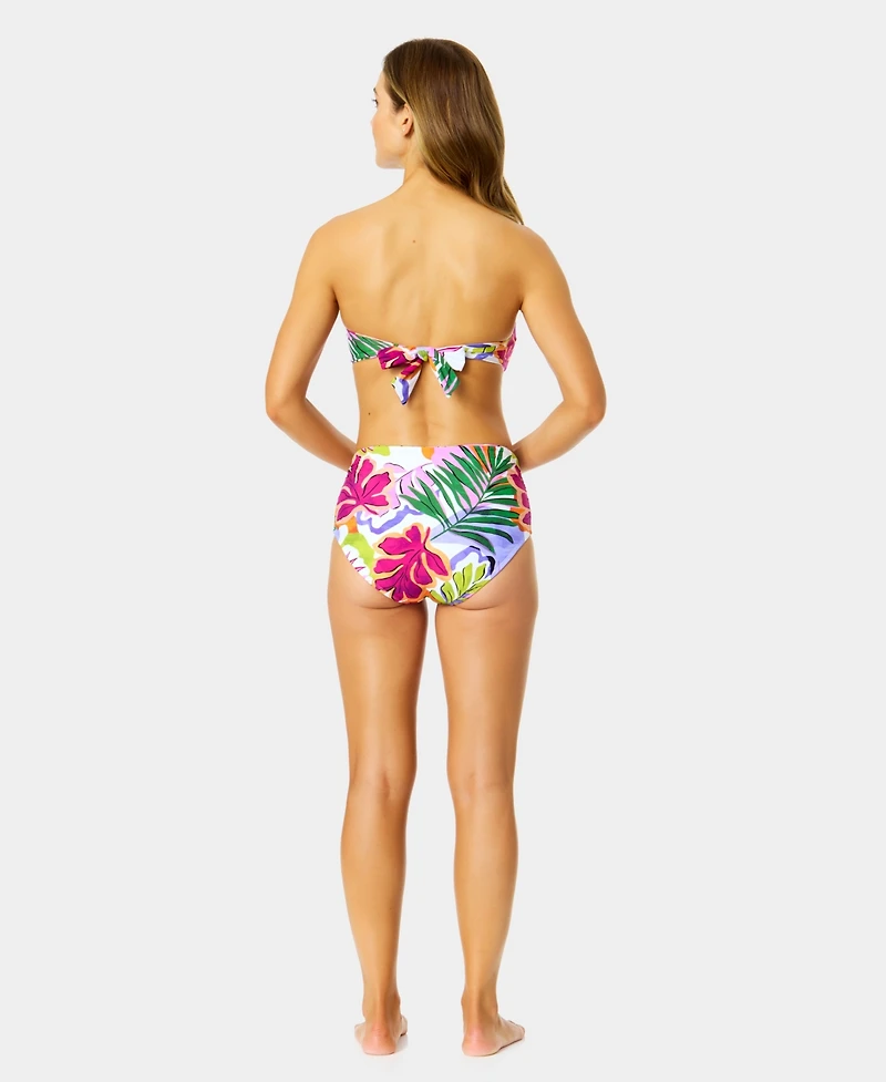 Anne Cole Women's Liz Printed Twist Bandeau Bra