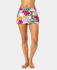 Anne Cole Women's Printed Tulip Drape Swim Skirt