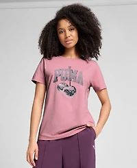 Puma Women's Cherry Crewneck Graphic T-Shirt