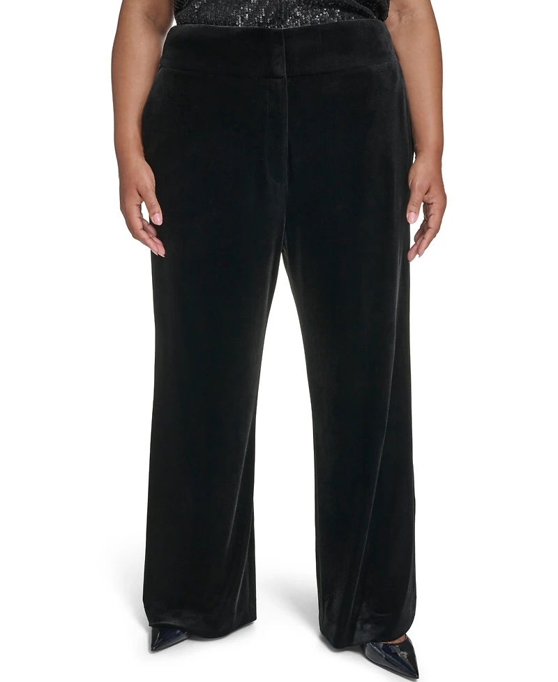 Calvin Klein Plus Wide Leg Pants