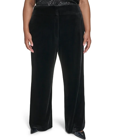 Calvin Klein Plus Wide Leg Pants