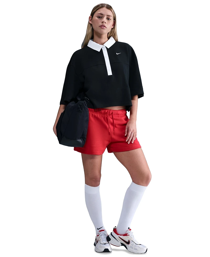 Nike Sportswear Women's Short-Sleeve Oversized Polo Top